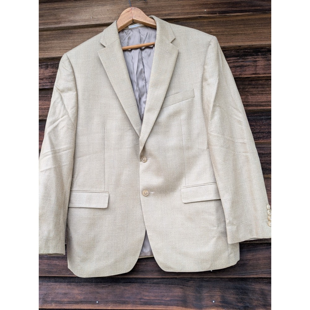 Ralph Lauren 42S Silk Wool Blazer Quiet Luxury Old Money Academia Business